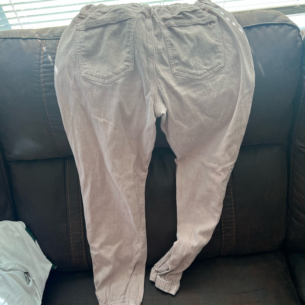 American Eagle Outfitters Light Gray Joggers